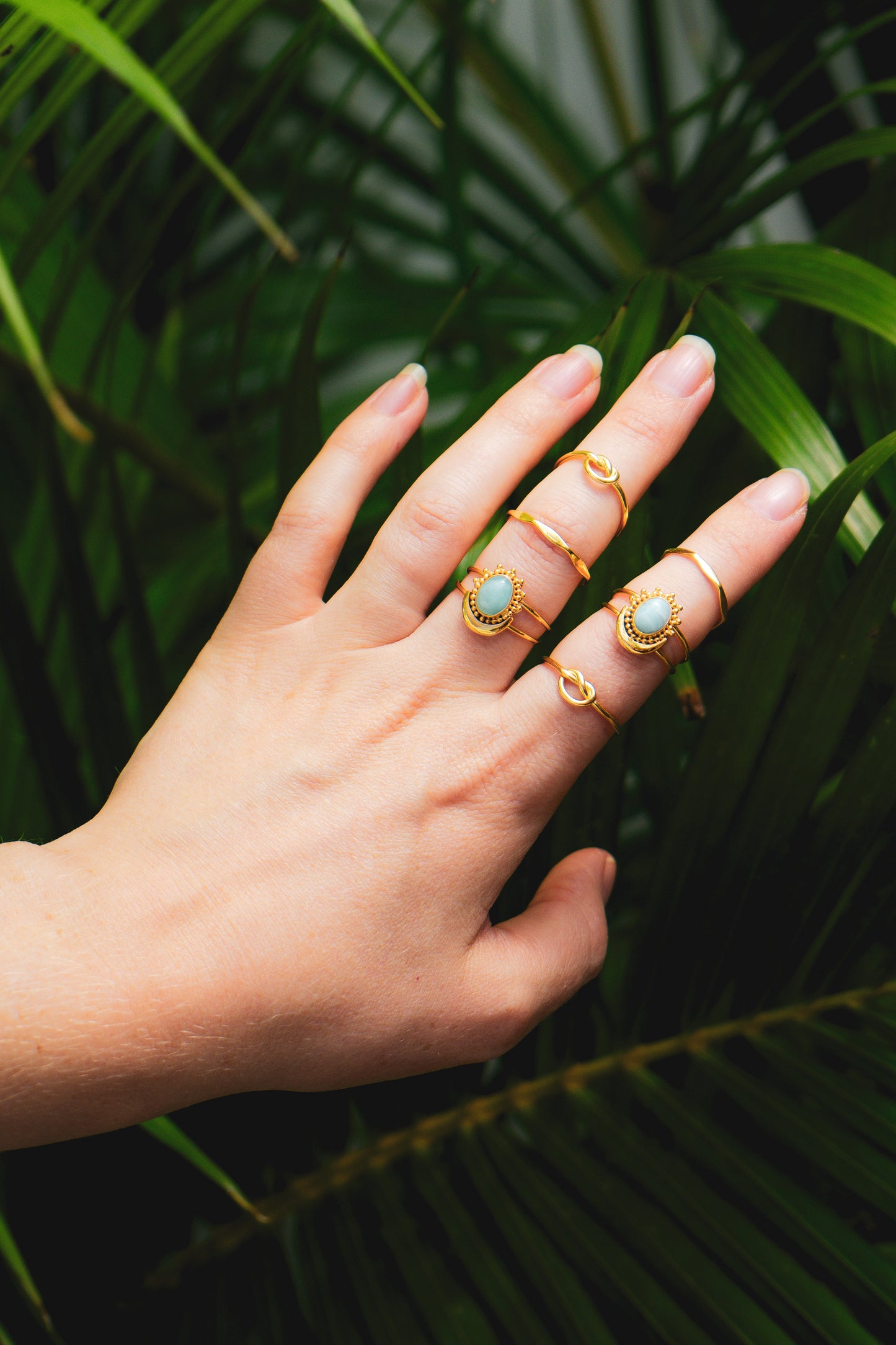 Hammered Ring Gold