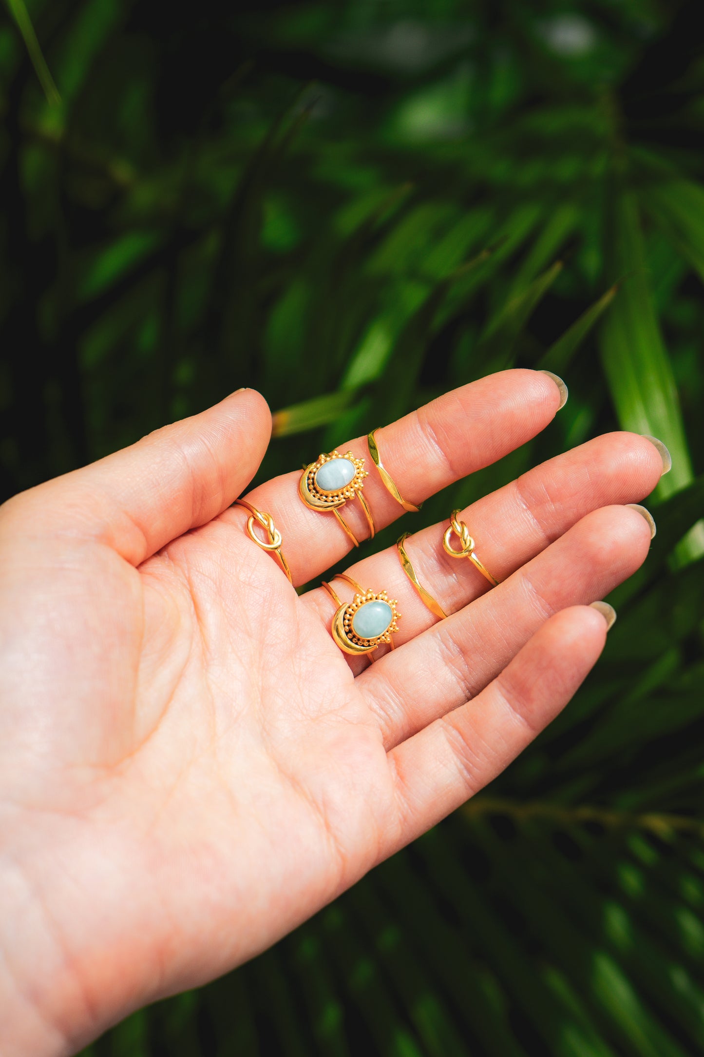 Hammered Ring Gold