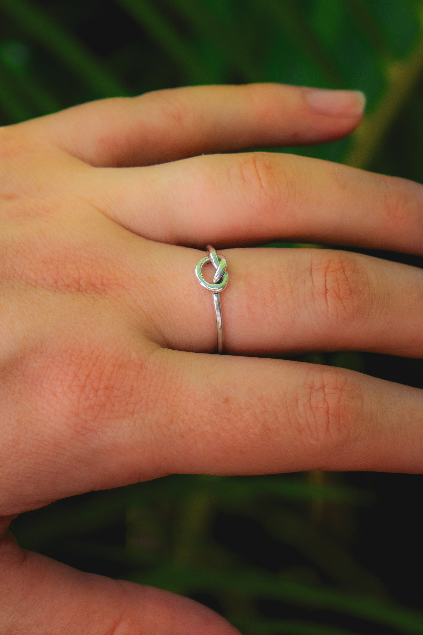 Love Knot Ring Silver