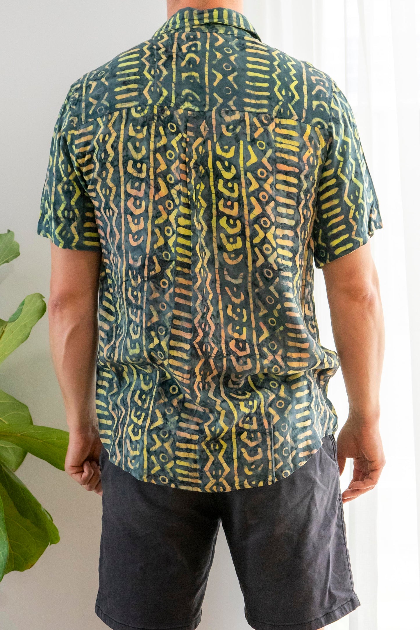 Unisex Batik Shirt- Aztec
