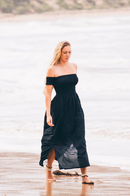 Wild Spirit Dress Maxi- Black