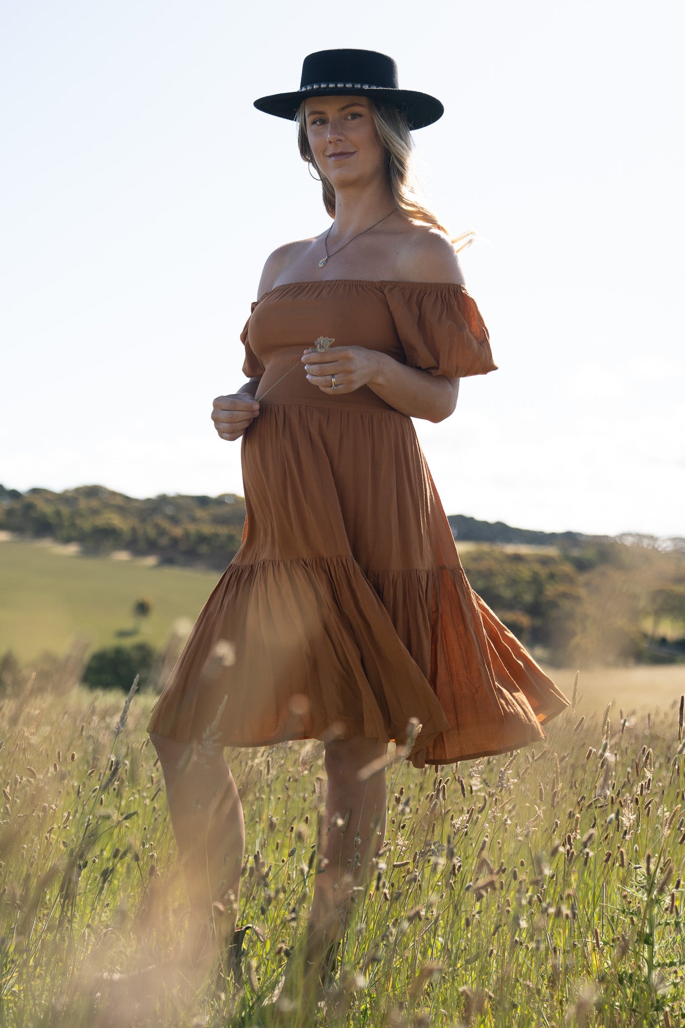 Audrey Dress- Terracotta