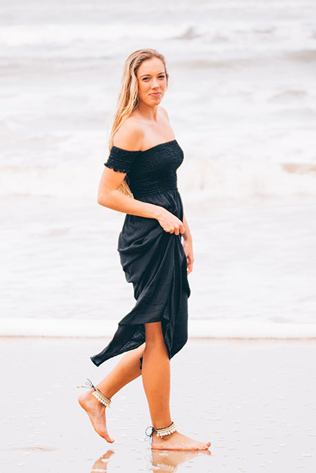 Wild Spirit Dress Maxi- Black