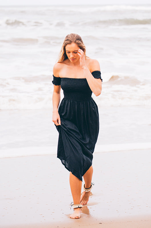 Wild Spirit Dress Maxi- Black