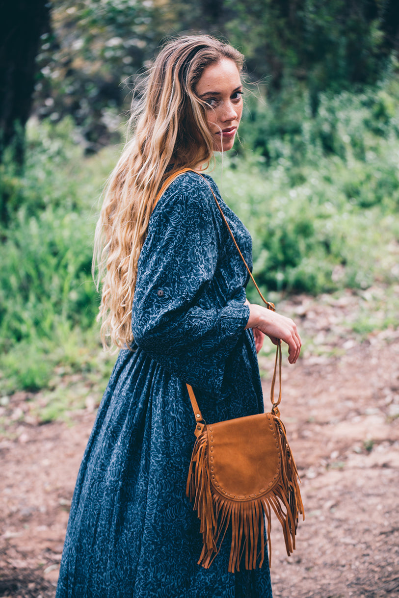 Native Duster/Dress- Charcoal